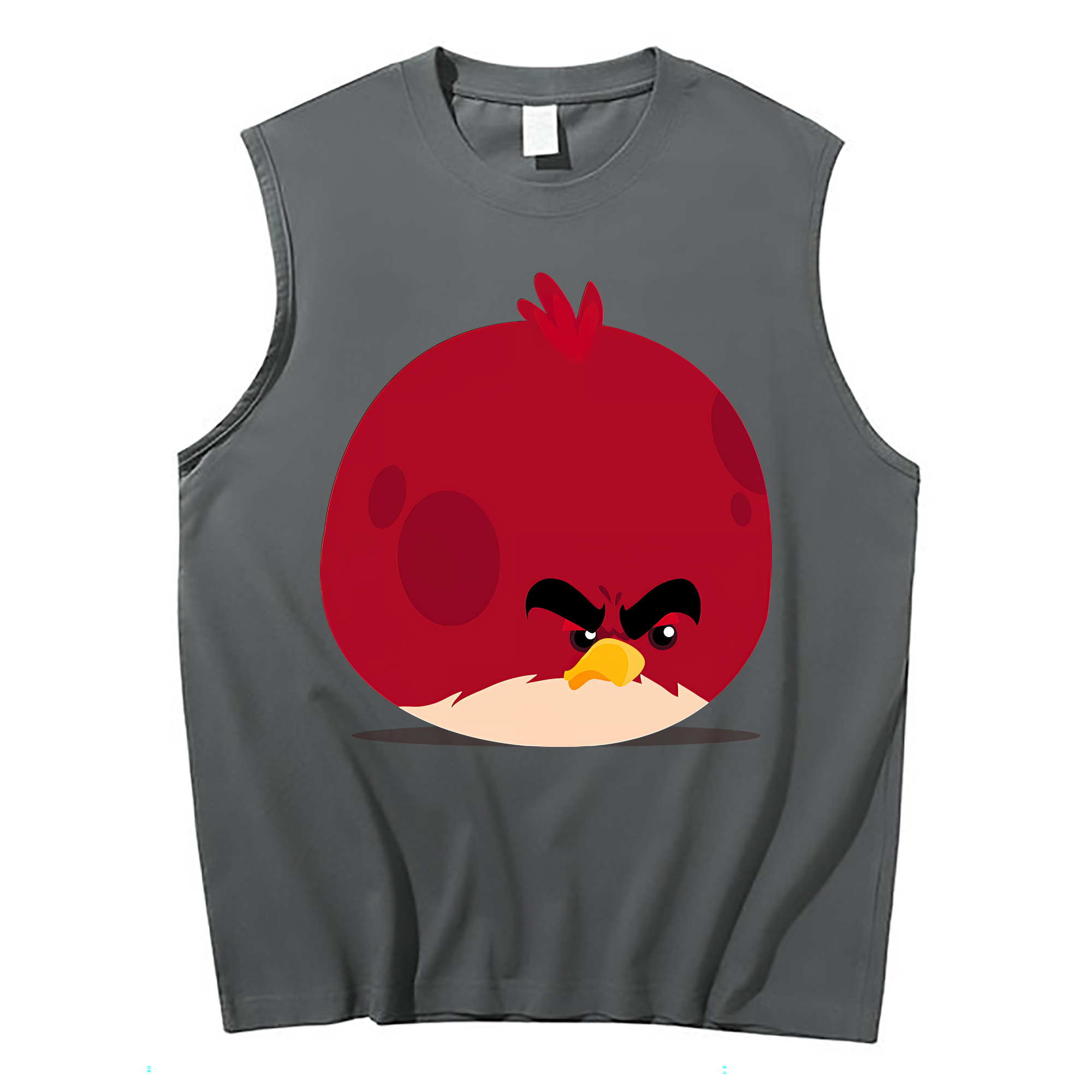 （画像用） Angry Birds アングリーバード コットン100％タンクトップ（フロントプリント）